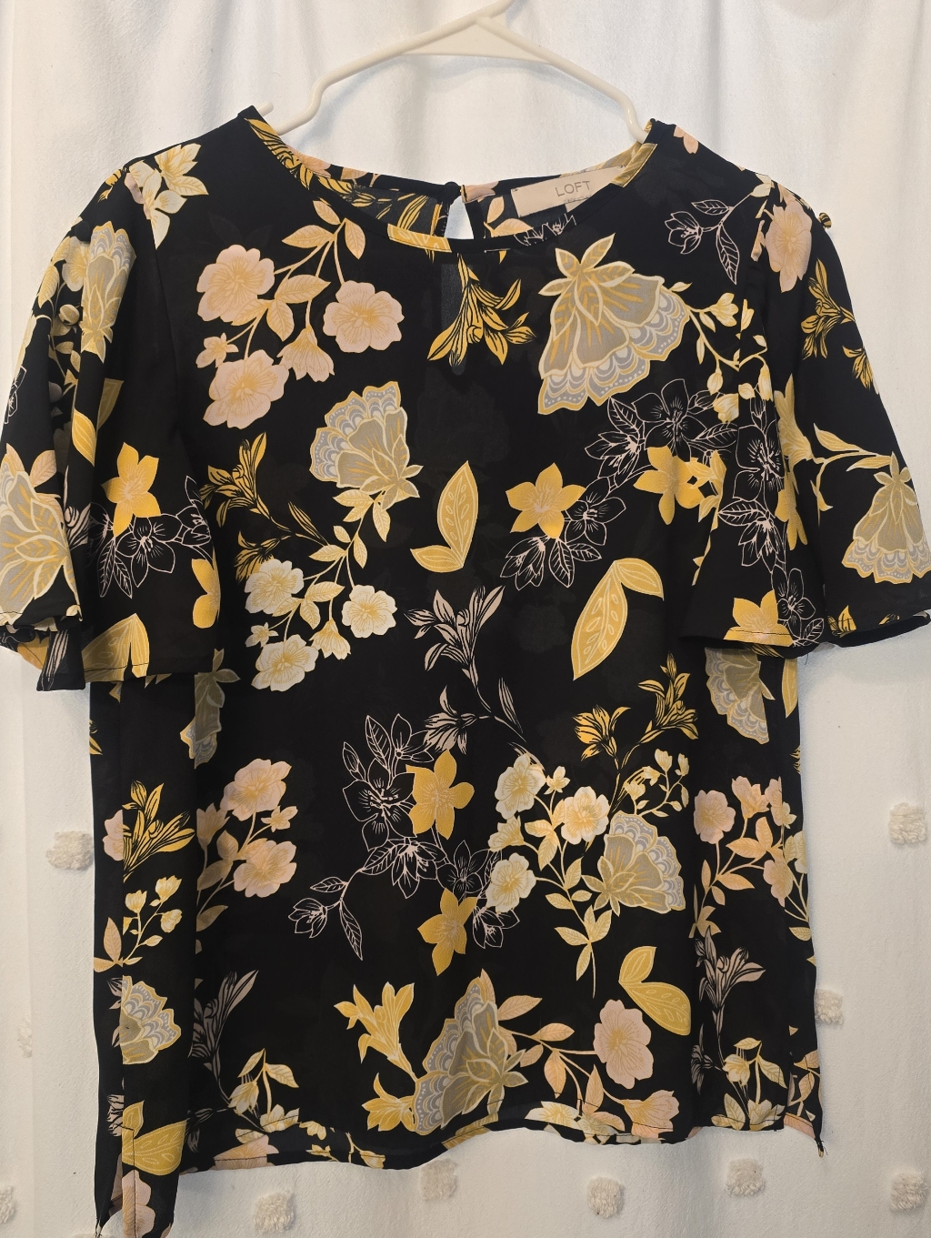 The Loft Womens Semi Sheer Dress Top Size Xs